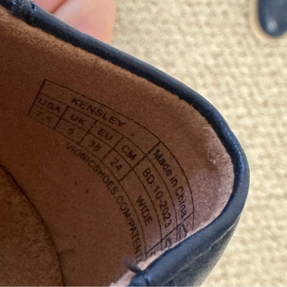 Vionic Navy Blue Kensley Loafers - Picture 8 of 8